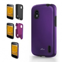 Acase Superleggera Pro Hybrid dual layer Case for LG Google Nexus 4 (Nexus 4, Purple)