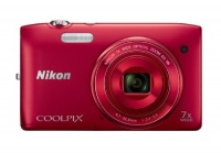 Nikon COOLPIX S3500 20.1 MP Digital Camera with 7x Zoom (Red) Nikon COOLPIX S3500 20.1 MP Digital Camera with 7x Zoom (Red)
