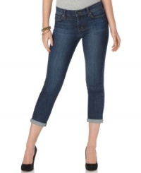 In a cropped skinny leg, these Else dark wash jeans are perfect for spring's lighter looks -- pair it with relaxed tops! In a cropped skinny leg, these Else dark wash jeans are perfect for spring's lighter looks -- pair it with relaxed tops!