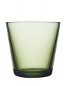 Iittala Kartio Tumblers, 7-Ounce, Forest Green, Set of 2