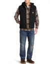 Carhartt Men's Sandstone Hooded Multi Pocket Vest Sherpa Lined