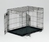 Midwest Life Stages Double-Door Folding Metal Dog Crate, 42 Inches by 28 Inches by 31 Inches