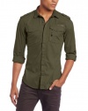 Diesel Men's Siranella-S Poplin Collared Shirt