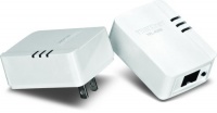 TRENDnet 500 Mbps Compact Powerline Ethernet AV Adapter Kit (TPL-406E2K) TRENDnet 500 Mbps Compact Powerline Ethernet AV Adapter Kit (TPL-406E2K)