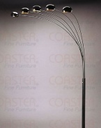 Coaster Black Overhead Sofa Floor Lamp