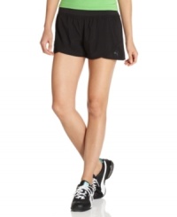 Style for miles: these breezy running shorts from Puma are must-haves for any runner. The clever zipper pocket at the back keeps keys and IDs safe, too! Style for miles: these breezy running shorts from Puma are must-haves for any runner. The clever zipper pocket at the back keeps keys and IDs safe, too!