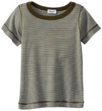 Splendid Littles Baby-boys Always Mini Stripe Crew Tee, Trooper, 12-18 Months Splendid Littles Baby-boys Always Mini Stripe Crew Tee, Trooper, 12-18 Months