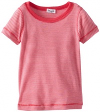 Splendid Littles Baby-boys Newborn Always Mini Stripe Crew Tee, Flamingo, 6-12 Months Splendid Littles Baby-boys Newborn Always Mini Stripe Crew Tee, Flamingo, 6-12 Months