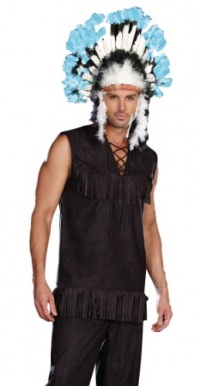 Dreamgirl Mens Chief Wansum Tail Native American Costume