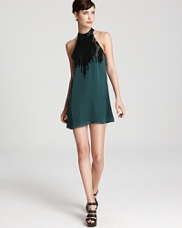 Be the life of the party in this Parker dress, featuring an embellished front and cute keyhole detail at the back neck. Wear it with platform heels for a party-perfect ensemble. Be the life of the party in this Parker dress, featuring an embellished front and cute keyhole detail at the back neck. Wear it with platform heels for a party-perfect ensemble.
