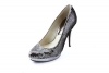 Michael Kors Women's York Peep Toe Platform Pumps in Gunmetal