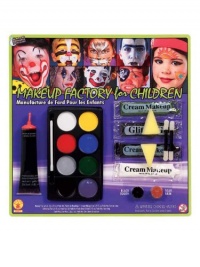 Makeup Factory for Children with Glitter, Fake Blood, Scar Wax and Black Tooth Wax Makeup Factory for Children with Glitter, Fake Blood, Scar Wax and Black Tooth Wax