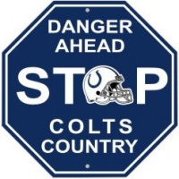 NFL Indianapolis Colts Stop Sign NFL Indianapolis Colts Stop Sign