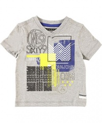 Sean John Tread Detail T-Shirt (Sizes 12M - 24M) - gray, 12 months Sean John Tread Detail T-Shirt (Sizes 12M - 24M) - gray, 12 months