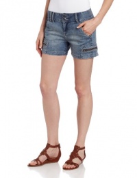 Calvin Klein Jeans Women's Light Wash Cargo Short Calvin Klein Jeans Women's Light Wash Cargo Short