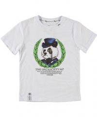 LRG Society Panda T-Shirt (Sizes 8 - 18) - white, 8 LRG Society Panda T-Shirt (Sizes 8 - 18) - white, 8