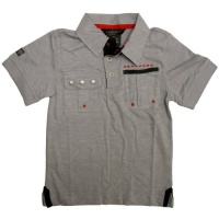 Sean John Boys 4-7 Polo (7, Grey) Sean John Boys 4-7 Polo (7, Grey)