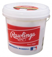 Rawlings Bucket with 2 Dozen ROLB3 Baseballs Rawlings Bucket with 2 Dozen ROLB3 Baseballs