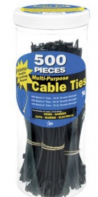 Gardner Bender 71111 Cable Tie Assorted, 500-Pack Gardner Bender 71111 Cable Tie Assorted, 500-Pack