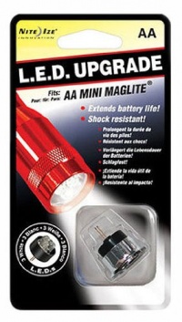 Nite Ize LRB-07 3-LED Bulb Upgrade/Replacement for AA Mini Flashlight Nite Ize LRB-07 3-LED Bulb Upgrade/Replacement for AA Mini Flashlight