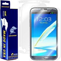 ArmorSuit MilitaryShield - Samsung Galaxy Note 2 Note II Screen Protector Shield + Full Body Skin Protector & Lifetime Replacements ArmorSuit MilitaryShield - Samsung Galaxy Note 2 Note II Screen Protector Shield + Full Body Skin Protector & Lifetime Replacements