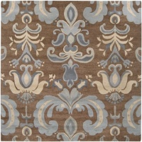 Area Rug 8x8 Square Transitional Mushroom Color - Surya Studio Rug from RugPal Area Rug 8x8 Square Transitional Mushroom Color - Surya Studio Rug from RugPal