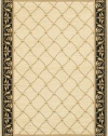 Sierra Mar Marielouise Ivory/Black Rug Rug Size: Runner 2'5 x 8'