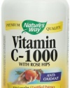 Nature's Way Vitamin C 1000 with Rose Hips, 250 Capsules