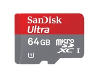 SanDisk 64GB Ultra MicroSDXC Class 10 Memory Card with SD Adapter - Retail Packaging