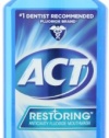 ACT Restoring Mouthwash, Cool Splash Mint, 18-Ounce Bottle (Pack of 4)