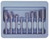 Astro Pneumatic 2181 Double Cut Carbide Rotary Burr Set with 1/4-Inch Shank