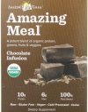 Amazing Grass Amazing Meal, Organic Chocolate Infusion Powder, Gluten Free, 10-Count Box