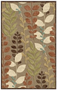 Area Rug 7x7 Square Indoor/Outdoor Natural-Chocolate Color - Surya Portera Rug from RugPal Area Rug 7x7 Square Indoor/Outdoor Natural-Chocolate Color - Surya Portera Rug from RugPal