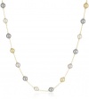 Majorica Vermeil 8mm Multi-Round Pearls Illusion Necklace