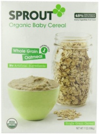Sprout Whole Grain Cereal, Oatmeal, 7 Ounce Sprout Whole Grain Cereal, Oatmeal, 7 Ounce