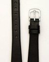 Ladies' Genuine Italian Leather Watchband Black 12mm Watch Band