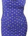 Ralph Lauren Polka Dot Jersey Wrap Dress