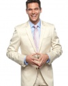 Kenneth Cole New York Mens Slim Fit Khaki Sportcoat / Suit-Separate Jacket