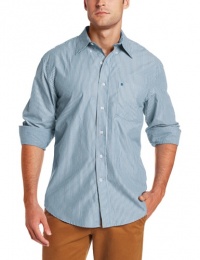 IZOD Men's Long Sleeve Striped Button Down IZOD Men's Long Sleeve Striped Button Down