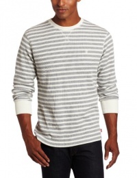 IZOD Men's Stripe Waffle Crew Neck Shirt IZOD Men's Stripe Waffle Crew Neck Shirt