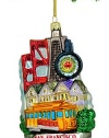 Kurt Adler C4106 San Francisco Glass Cityscape Ornament, 5-Inch