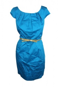 Spense Petites Belted Cap Sleeve Dress Spense Petites Belted Cap Sleeve Dress