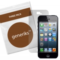 Generiks iPhone 5S, 5, 5C 3 Pack Screen Protectors Matte Anti-Glare / Anti-Fingerprint NEWEST MODEL