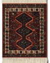 Lextra® (Freud), CoasterRug®, rust and cream, 5.5 x 3.5, set of four