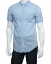 Club Room Light Blue SS Button Down Shirt