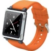 iWatchz CLRCHR22ORG Q Collection Wrist Strap for iPod Nano 6G, Orange