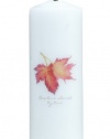 Hortense B. Hewitt Wedding Accessories Unity Candle, Maple Leaf, 9-Inch