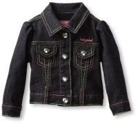 Baby Phat - Kids Baby-Girls Infant Denim Jacket, Black, 12 Baby Phat - Kids Baby-Girls Infant Denim Jacket, Black, 12