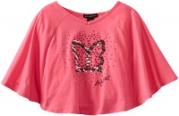 Baby Phat Girl's 2-6X Butterfly Cape Top, Pink Glow, 4 Baby Phat Girl's 2-6X Butterfly Cape Top, Pink Glow, 4
