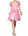 Kingmalls Womens elegant sleeves flower girl Party Dress (X-Large)